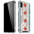 Chicago Flag Dark Wood iPhone XS Max Clear Case