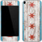 Chicago Flag Dark Wood Apple iPod Skin
