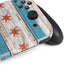 Chicago Flag Dark Wood Nintendo Switch OLED (2021) Skin
