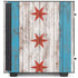 Chicago Flag Dark Wood NZXT H510 Compact ATX Mid-Tower Case Skin