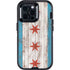 Chicago Flag Dark Wood Otterbox Defender iPhone Skin