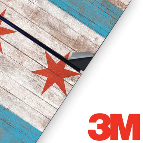 Chicago Flag Dark Wood PS4 Console and Controller Bundle Skin