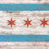 Chicago Flag Dark Wood PS4 Console and Controller Bundle Skin