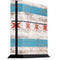 Chicago Flag Dark Wood PS4 Console Skin