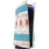Chicago Flag Dark Wood PS5 Console Skin