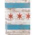 Chicago Flag Dark Wood PS5 Console Skin