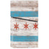 Chicago Flag Dark Wood PS5 Slim Disk Bundle Skin