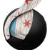Chicago Flag Dark Wood PULSE 3D Wireless Headset for PS5 Skin