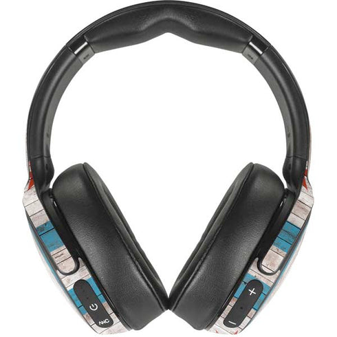 Chicago Flag Dark Wood Skullcandy Venue Skin
