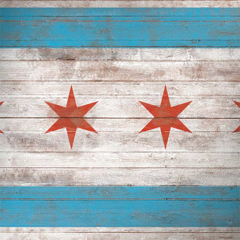Chicago Flag Dark Wood Surface Book 2 15in Skin