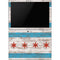 Chicago Flag Dark Wood Surface Pro 6 Skin
