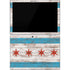 Chicago Flag Dark Wood Surface Pro 7 Skin