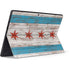 Chicago Flag Dark Wood Surface Pro 7 Skin