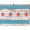 Chicago Flag Dark Wood Surface Pro 8 Skin