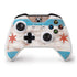 Chicago Flag Dark Wood Xbox One S Controller Skin