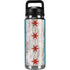 Chicago Flag Dark Wood YETI Rambler 26oz Bottle Skin