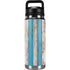 Chicago Flag Dark Wood YETI Rambler 26oz Bottle Skin