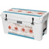 Chicago Flag Dark Wood YETI Tundra 75 Hard Cooler Skin