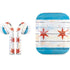 Chicago Flag Light Wood Apple AirPods Skin
