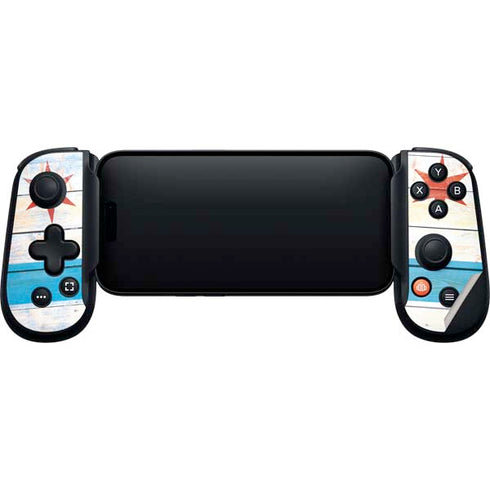 Chicago Flag Light Wood Backbone One for iPhone Game Controller Skin