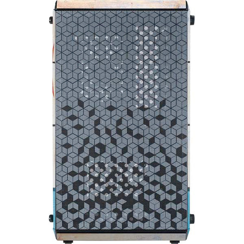 Chicago Flag Light Wood Cooler Master MasterBox Q300L Mini Tower Skin