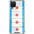 Chicago Flag Light Wood Galaxy A12 Clear Case