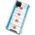 Chicago Flag Light Wood Galaxy A12 Clear Case