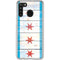 Chicago Flag Light Wood Galaxy A21 Clear Case