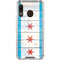 Chicago Flag Light Wood Galaxy A30 Clear Case
