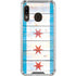 Chicago Flag Light Wood Galaxy A30 Clear Case