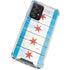 Chicago Flag Light Wood Galaxy A52 5G Clear Case