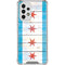 Chicago Flag Light Wood Galaxy A53 5G Clear Case