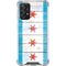 Chicago Flag Light Wood Galaxy A72 5G Clear Case