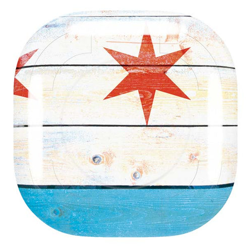 Chicago Flag Light Wood Galaxy Buds Pro Skin