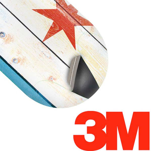 Chicago Flag Light Wood Galaxy Buds Skin