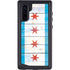 Chicago Flag Light Wood Galaxy Note 10 Waterproof Case