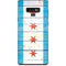Chicago Flag Light Wood Galaxy Note 9 Skin