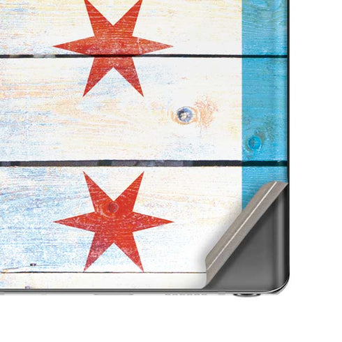 Chicago Flag Light Wood Galaxy Note20 5G Skin