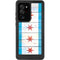 Chicago Flag Light Wood Galaxy Note20 Ultra 5G Waterproof Case