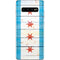 Chicago Flag Light Wood Galaxy S10 Plus Skin