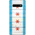 Chicago Flag Light Wood Galaxy S10 Plus Skin