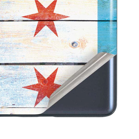 Chicago Flag Light Wood Galaxy S20 Fan Edition Skin