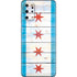 Chicago Flag Light Wood Galaxy S20 Plus Skin