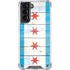 Chicago Flag Light Wood Galaxy S21 5G Clear Case