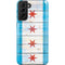 Chicago Flag Light Wood Galaxy S21 FE Pro Case