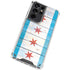 Chicago Flag Light Wood Galaxy S21 Ultra 5G Clear Case