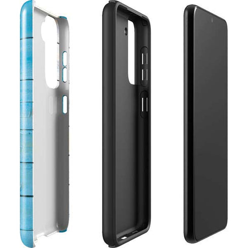 Chicago Flag Light Wood Galaxy S22 Pro Case