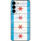 Chicago Flag Light Wood Galaxy S22 Skin