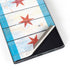 Chicago Flag Light Wood Galaxy S22 Ultra Skin