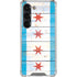 Chicago Flag Light Wood Galaxy S23 Clear Case